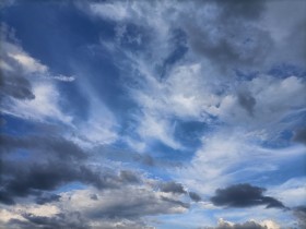 Stock Image: Cloudy sky replacement sky