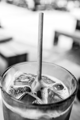 Stock Image: Cocktail Black and White