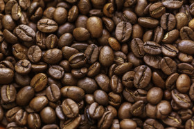 Stock Image: Coffee beans background