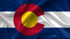 Stock Image: colorado flag