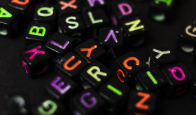 Stock Image: colorful letters