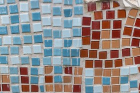 Stock Image: colorful mosaic texture background