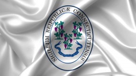 Stock Image: connecticut seal white