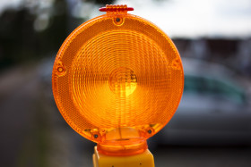 Stock Image: Construction light