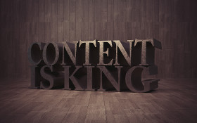 Stock Image: content is king