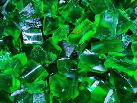 Stock Image: Cool and Refreshing Green Jello