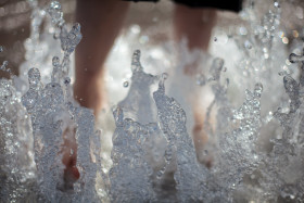 Stock Image: Cool off in summer