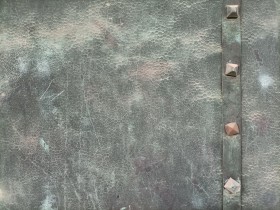 Stock Image: Copper door texture