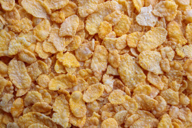 Stock Image: Corn flakes background