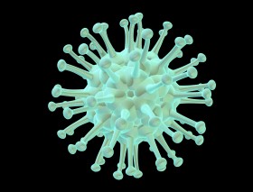 Stock Image: Corona Covid-19 Virus 3D illustration