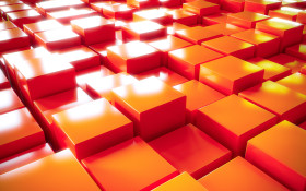Stock Image: cube texture background red orange