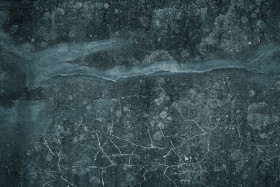 Stock Image: decorative turquoise grunge concrete texture with cracks background