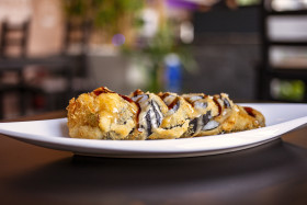 Stock Image: deep fried sushi