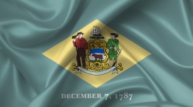 Stock Image: delaware flag