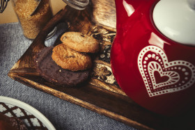 Stock Image: delicious biscuits