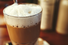 Stock Image: delicious latte macchiato