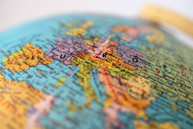 Stock Image: Detailed Globe Earth Europe