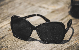 Stock Image: dirty sunglasses