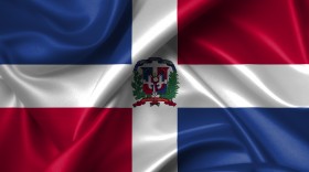 Stock Image: dominican republic flag