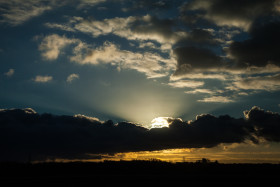 Stock Image: dusk sky