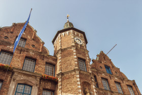 Stock Image: dusseldorf city hall
