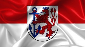 Stock Image: dusseldorf flag
