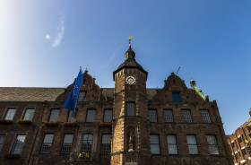 Stock Image: dusseldorfer town hall