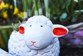 Stock Image: easter decoration sheep
