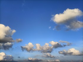 Stock Image: Epic Clouds on blue Sky