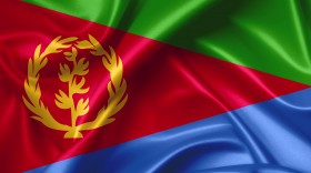 Stock Image: eritrea flag