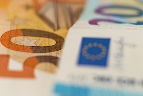 Stock Image: euro currency background