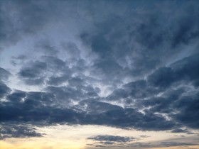 Stock Image: evening sky for skyreplacement