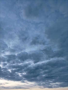 Stock Image: evening sky vertical
