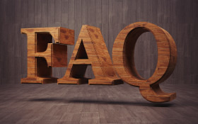 Stock Image: FAQ - frequently asked questions