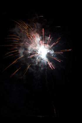 Stock Image: fireworks new years eve