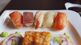 Stock Image: fish sushi