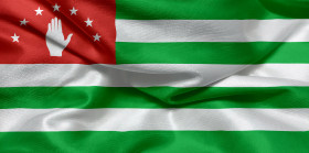 Stock Image: Flag of Abkhazia