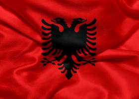 Stock Image: Flag of Albania