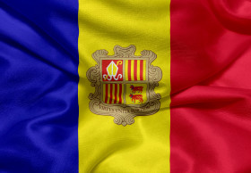 Stock Image: Flag of Andorra
