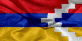 Stock Image: Flag of Artsakh