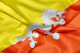 Stock Image: Flag of Bhutan