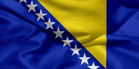 Stock Image: Flag of Bosnia and Herzegovina