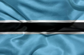 Stock Image: Flag of Botswana