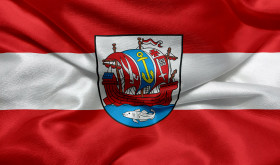 Stock Image: Flag of Bremerhaven