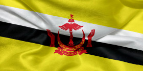 Stock Image: Flag of Brunei