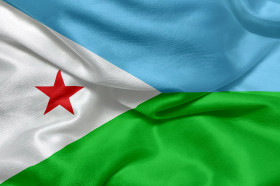 Stock Image: Flag of Djibouti