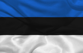 Stock Image: Flag of Estonia