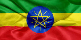 Stock Image: Flag of Ethiopia