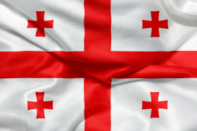 Stock Image: Flag of Georgia