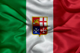 Stock Image: Flag of Italy - Civil Ensign of Italy